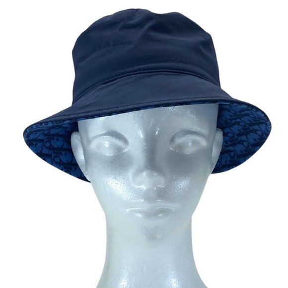 Dior Teddy-d Oblique Trotter Bucket Hat Navy Kids Blue main image 4